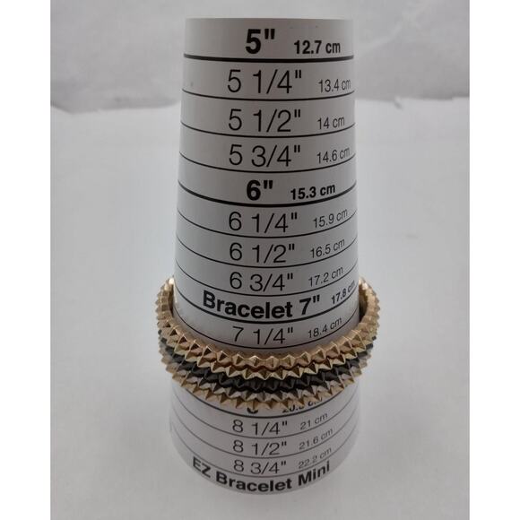 Kendra Scott Remy Stackable Bracelets Mixed Metal Spiky - Picture 6 of 6